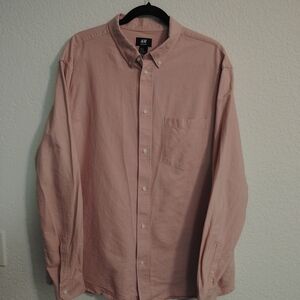 H&M Men's Pink Shirt